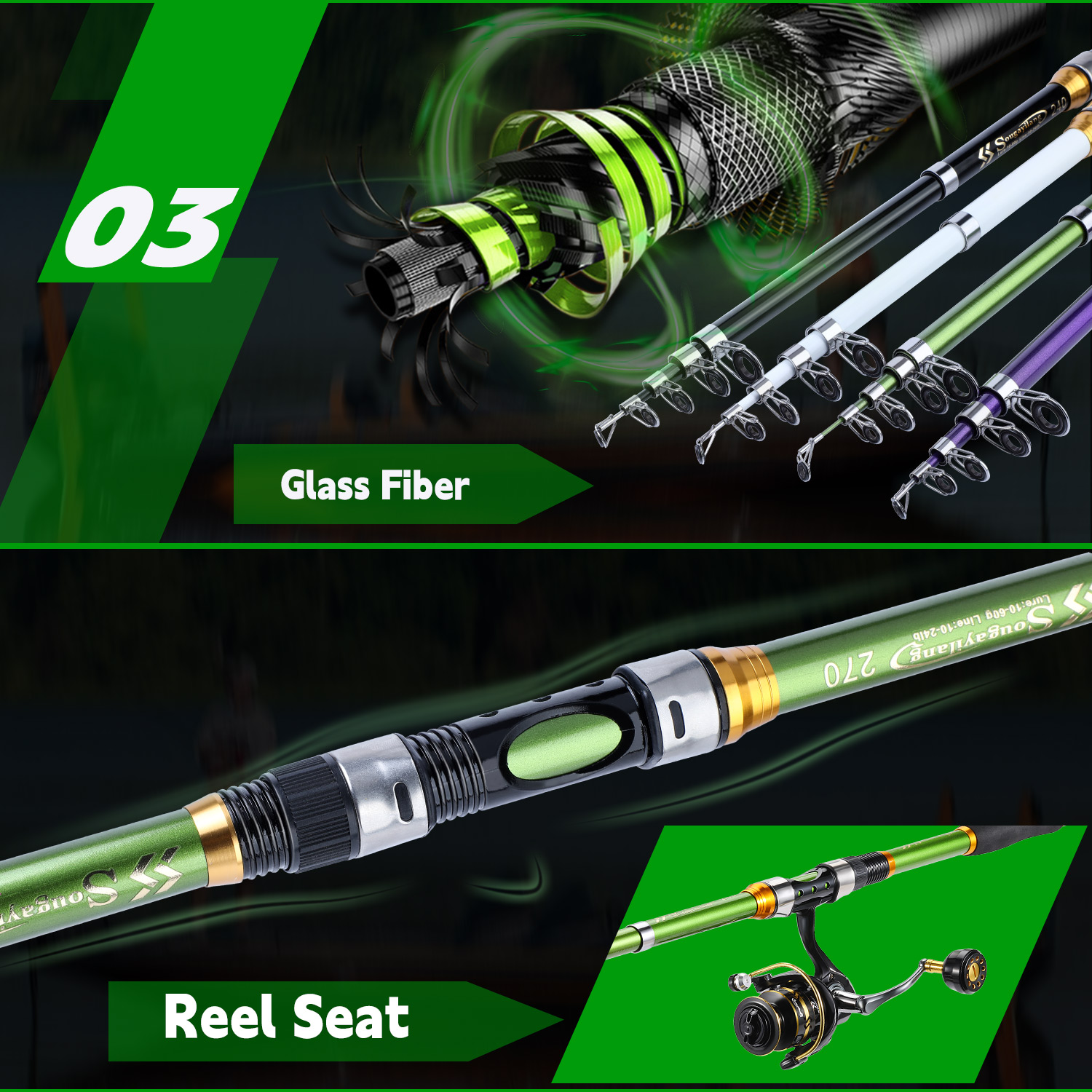 Sougayialng spinning fishing r - Conventional Reel recension och pris