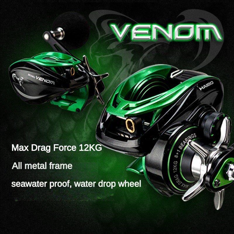 HAIBO VENOM Anti-saltwater Fis - Abu Garcia Reel Max recension och pris