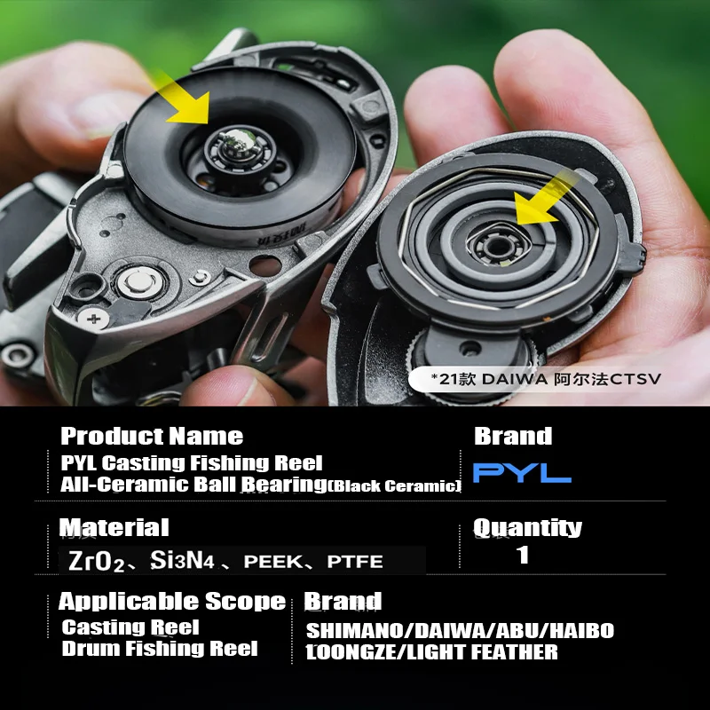 PYL Cast Fishing Reel, all-cer - Reel Repair Kit recension och pris